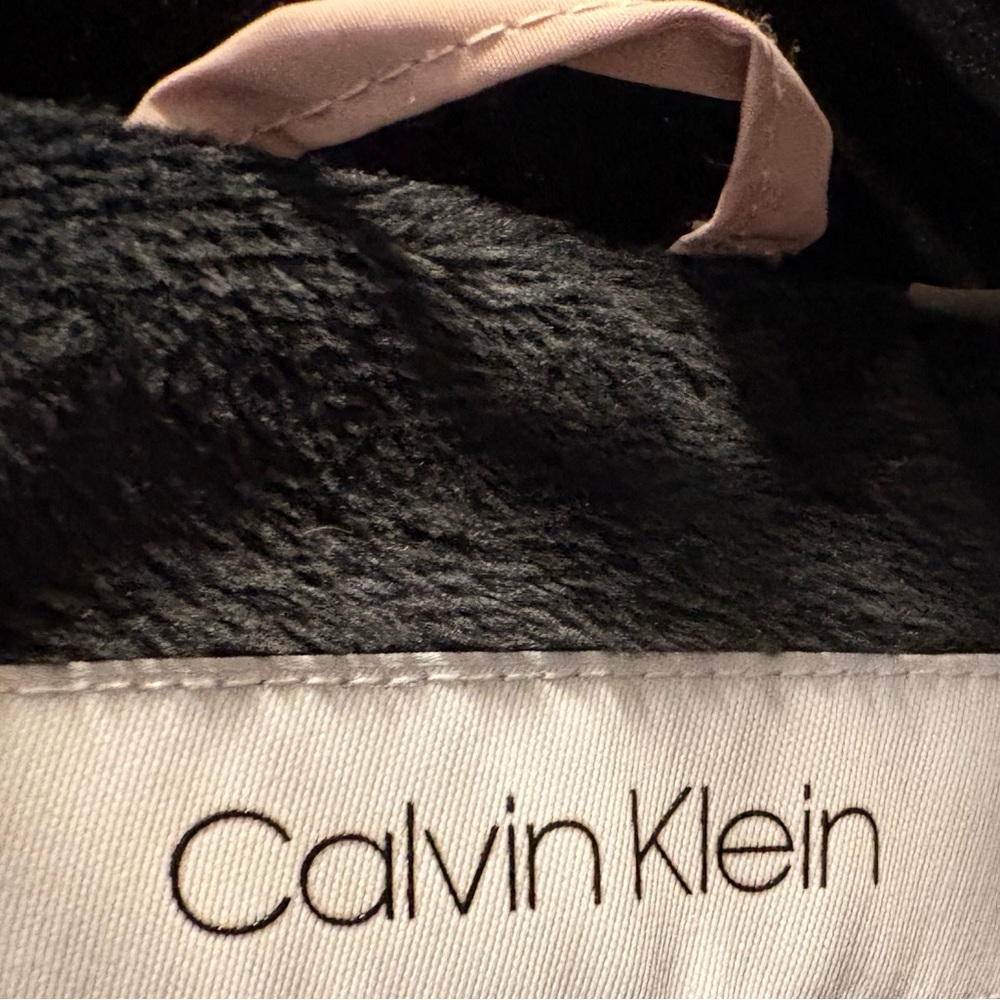 Calvin Klein Atmosphere Pink Hooded Mid-Length Puffer Coat ~ NWOT ~ size Small - Picture 10 of 15